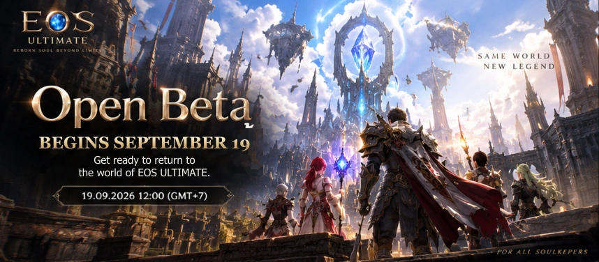 EOS ULTIMATE Open Beta artwork: 19 September 2026, 12:00 GMT+7