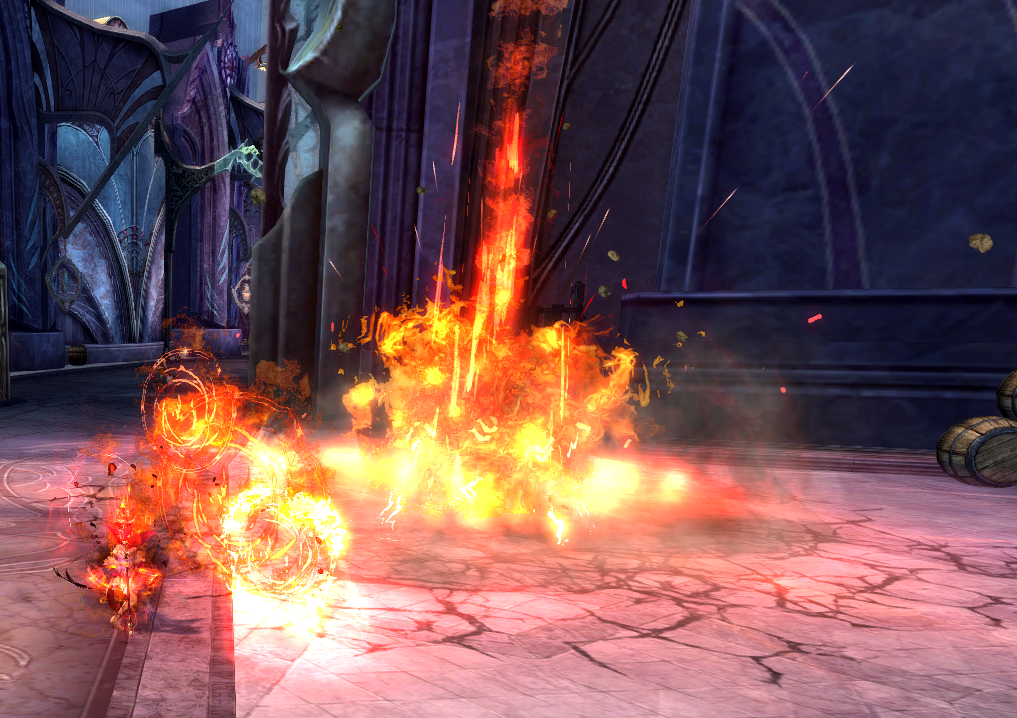Fire skill effect